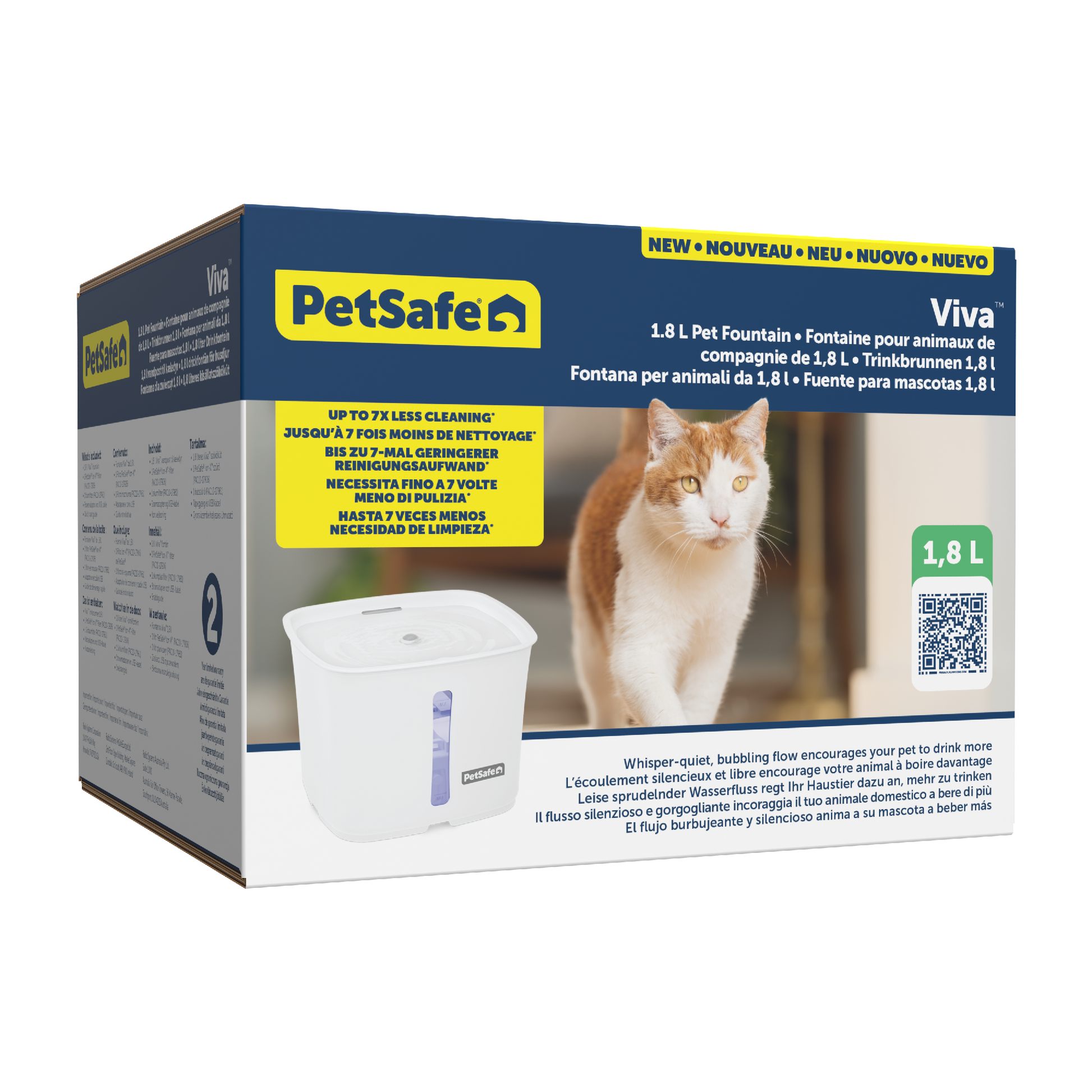 Petsafe 1.8L Viva Pet Fountain Intl