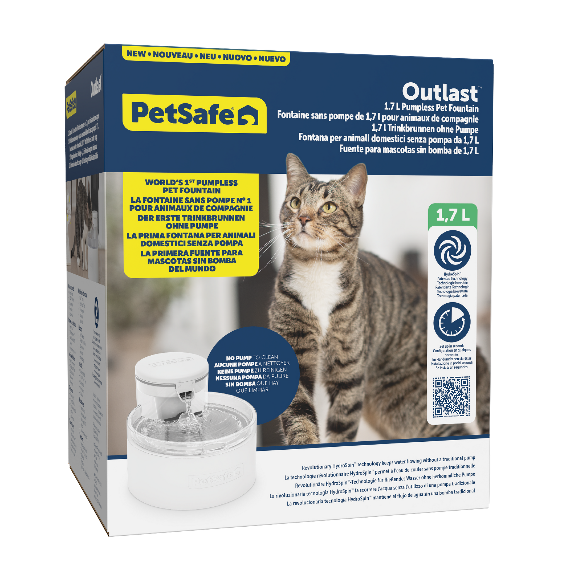 Petsafe Outlast Pet Fountain 1.7L Intl