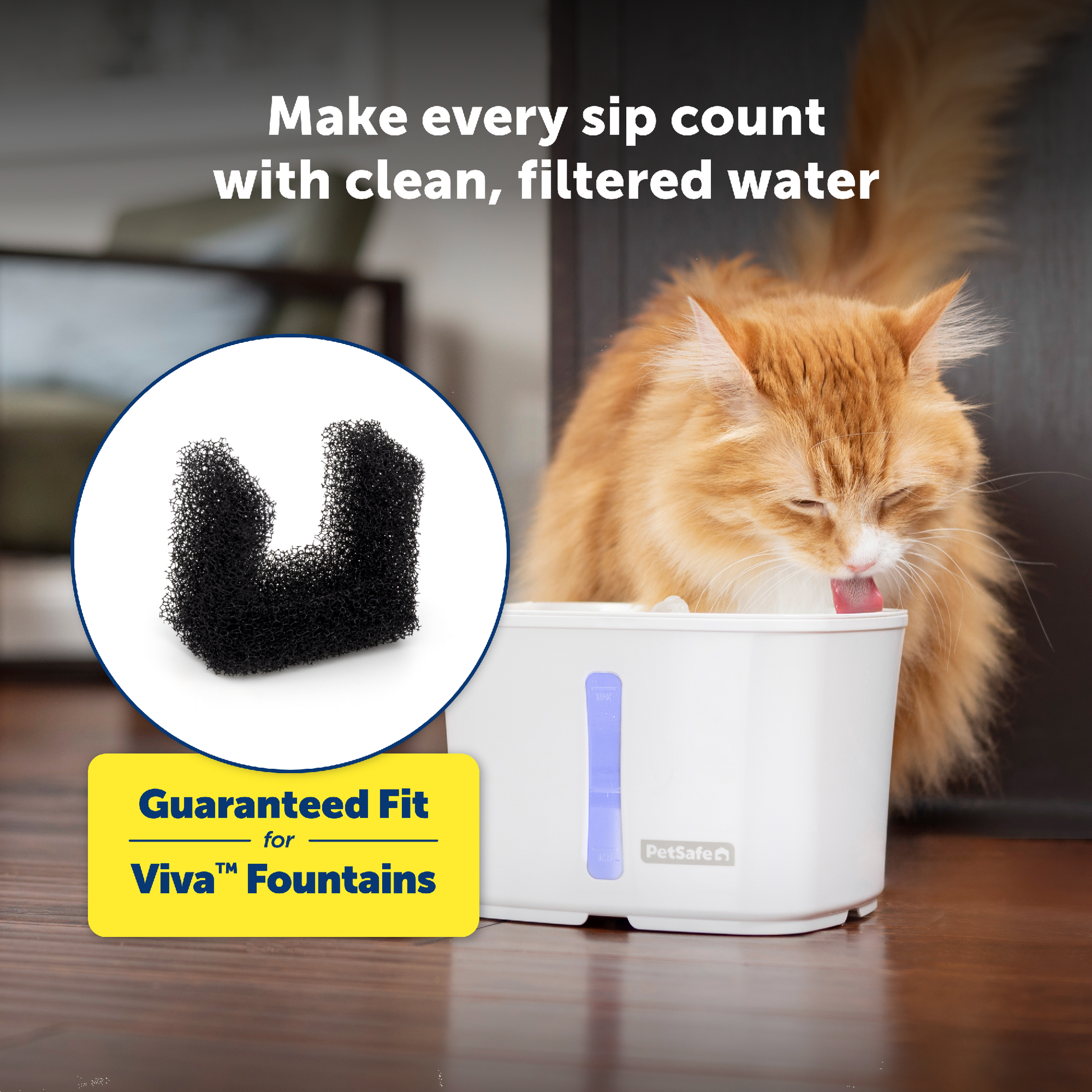 Petsafe Foam Filter Black 2-Pack