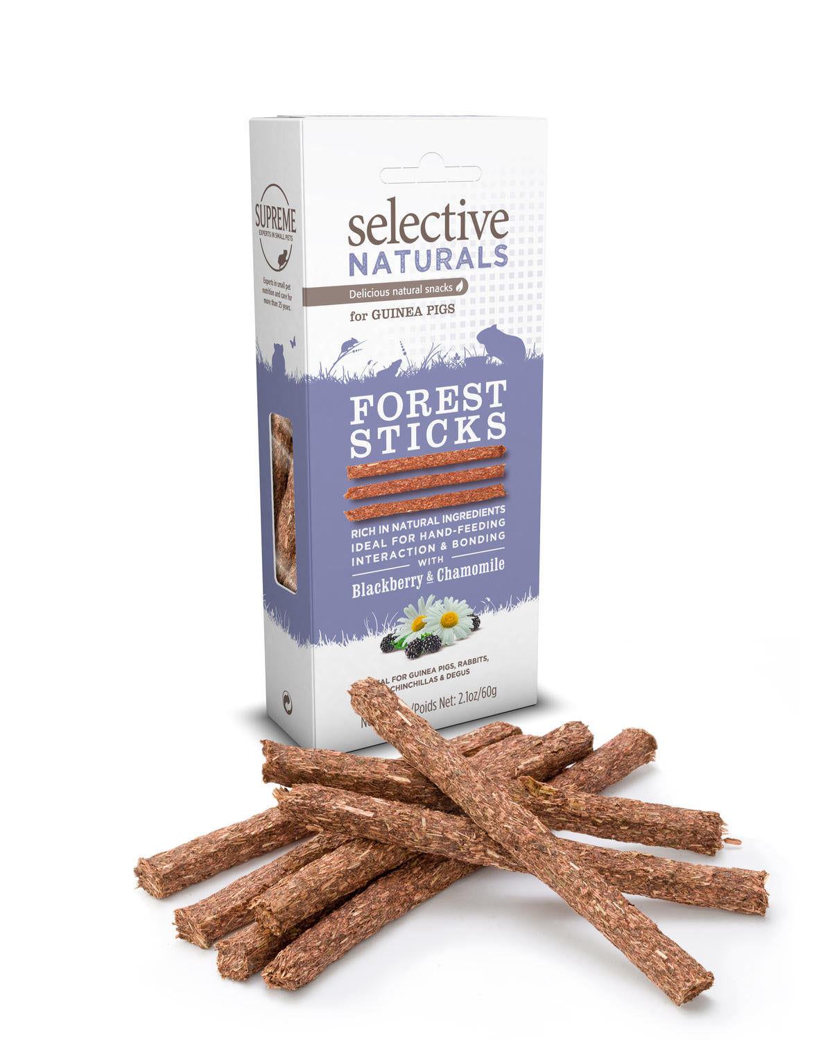 Selective Naturals Treats Forrest Sticks 60G