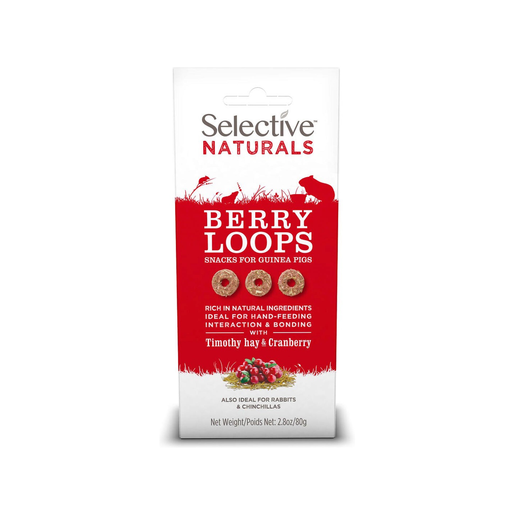 Selective Naturals Treats Berry Loops 80G