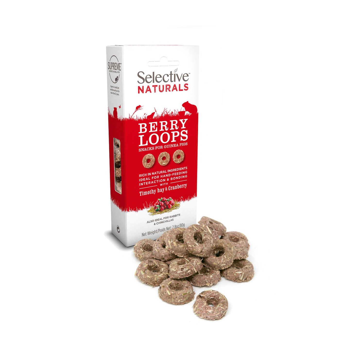 Selective Naturals Treats Berry Loops 80G