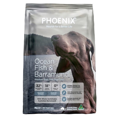 Phoenix Adult Ocean Fish & Barramundi Grain Free Dog Food | NSW Australia