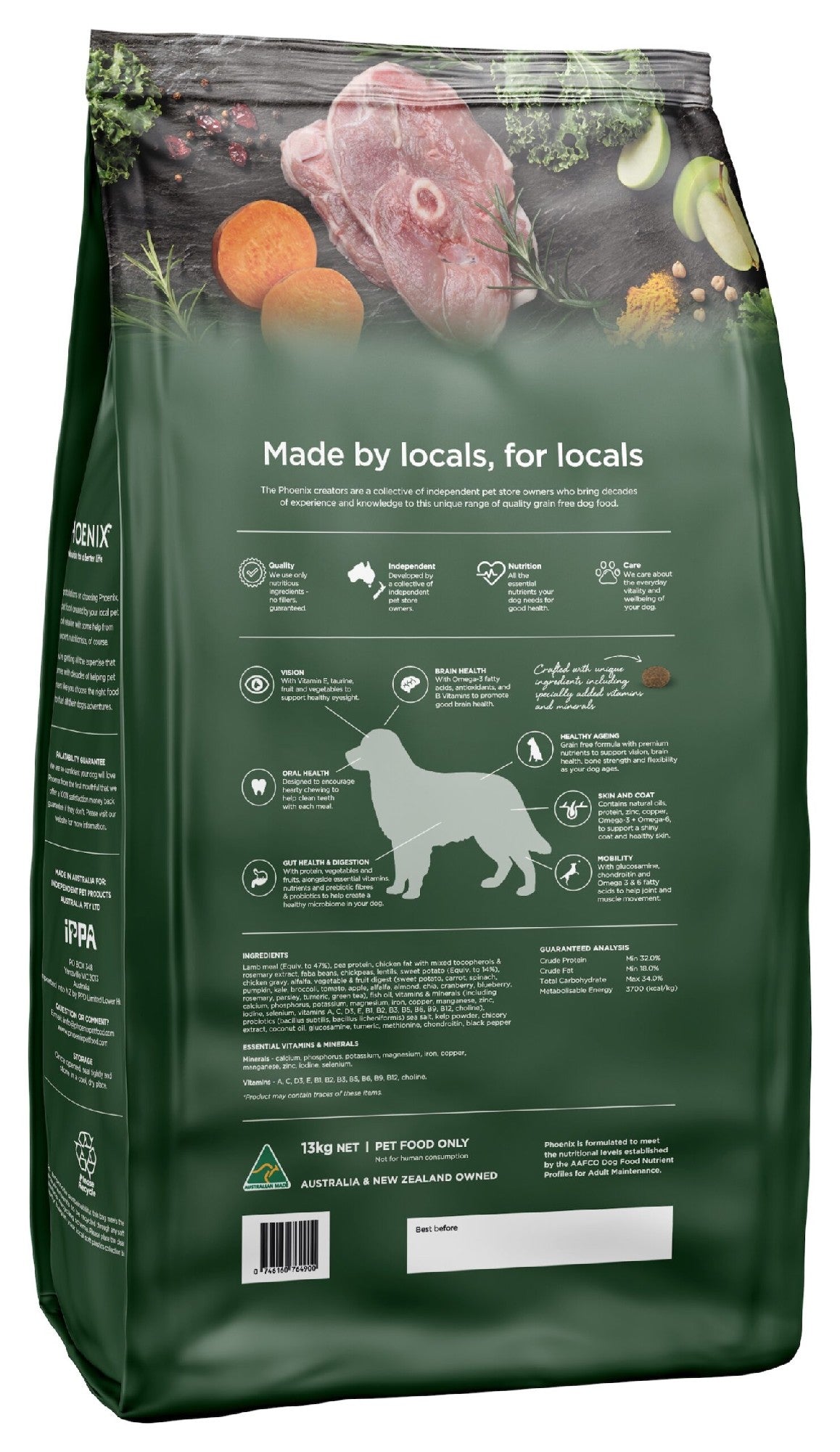 Phoenix Dog Lamb & Sweet Potato 13Kg