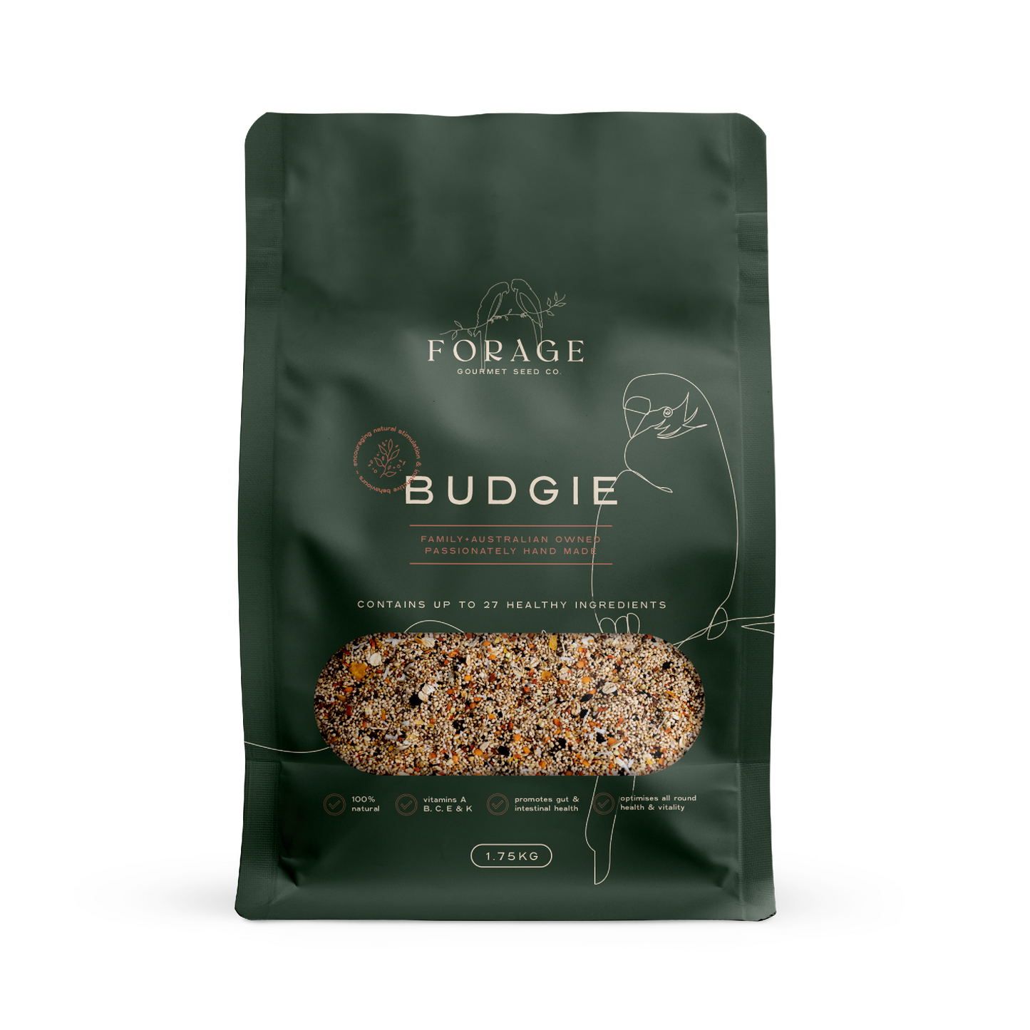 Forage Budgie 1.75kg