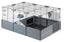 Ferplast Multipla Deluxe Cage Home 107.5 x 72 x 50cm