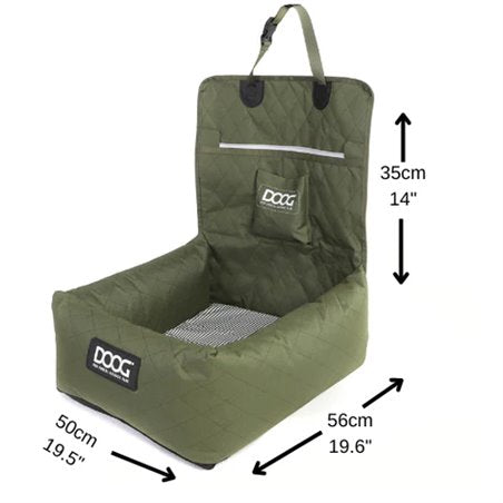 DOOG Car Seat - GREEN - Small