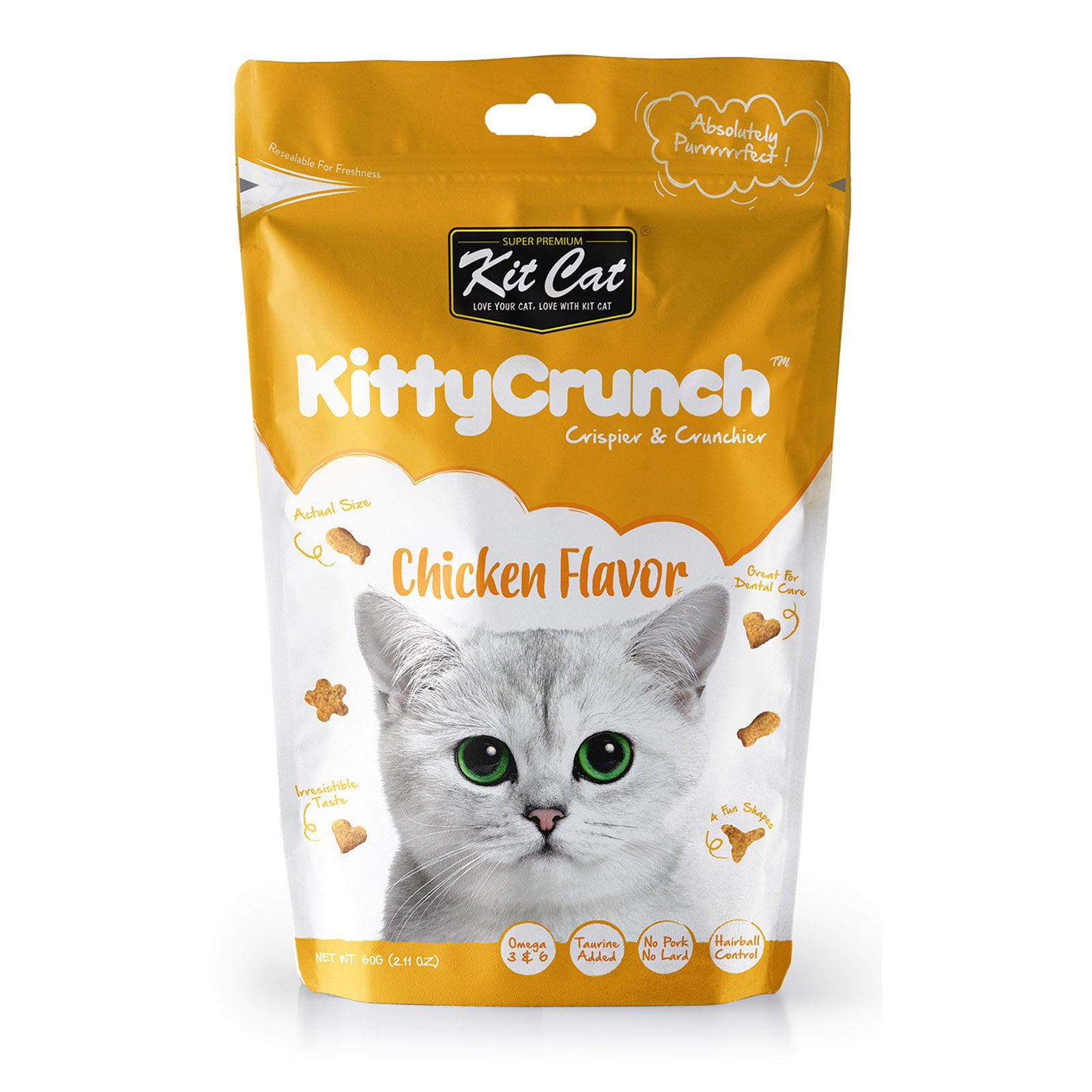 Kit Cat Kitty Crunch Treat Chicken 60gm