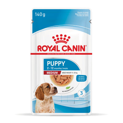 Royal Canin Dog Medium Puppy 140g Pouch