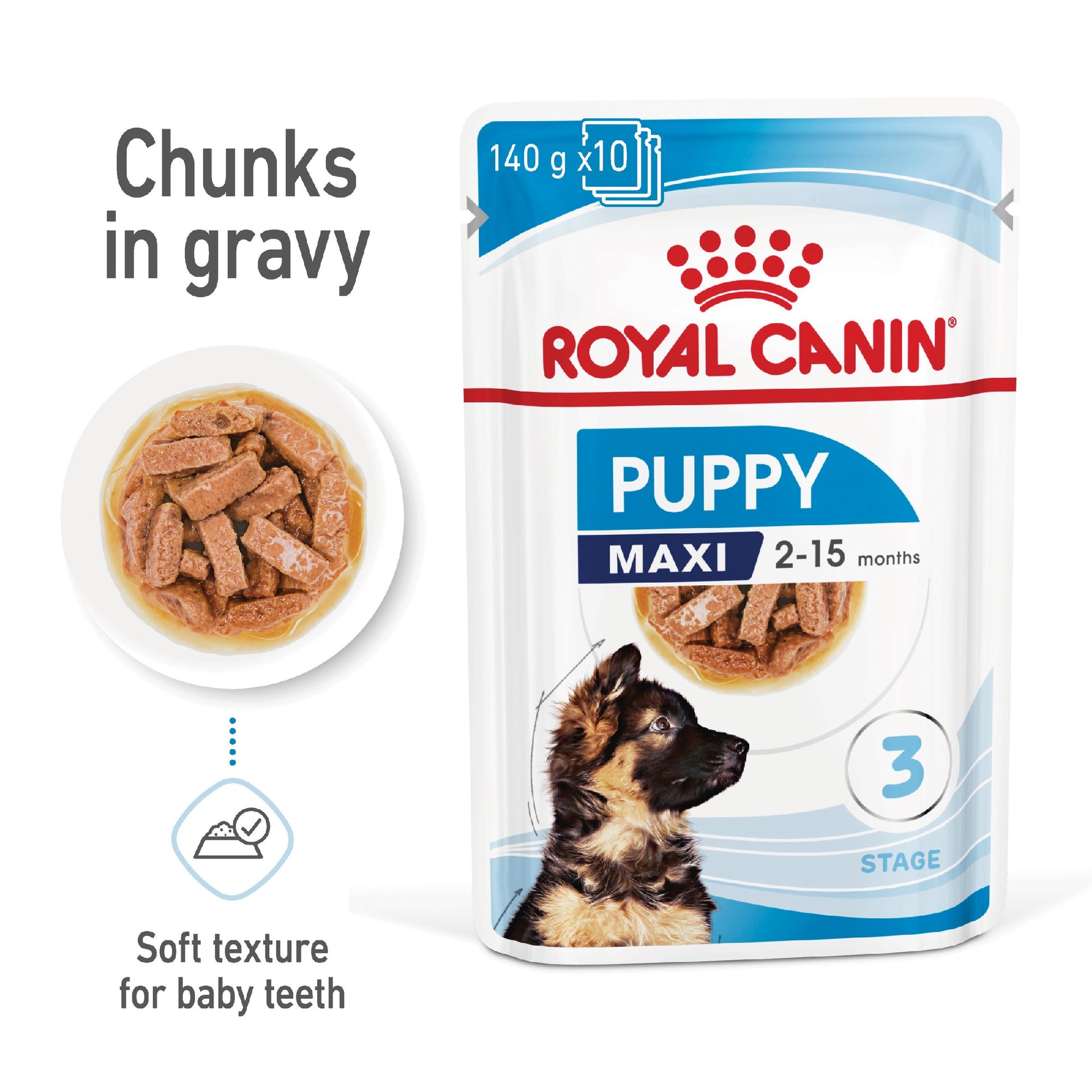 Royal Canin Dog Maxi Puppy 140g Pouch