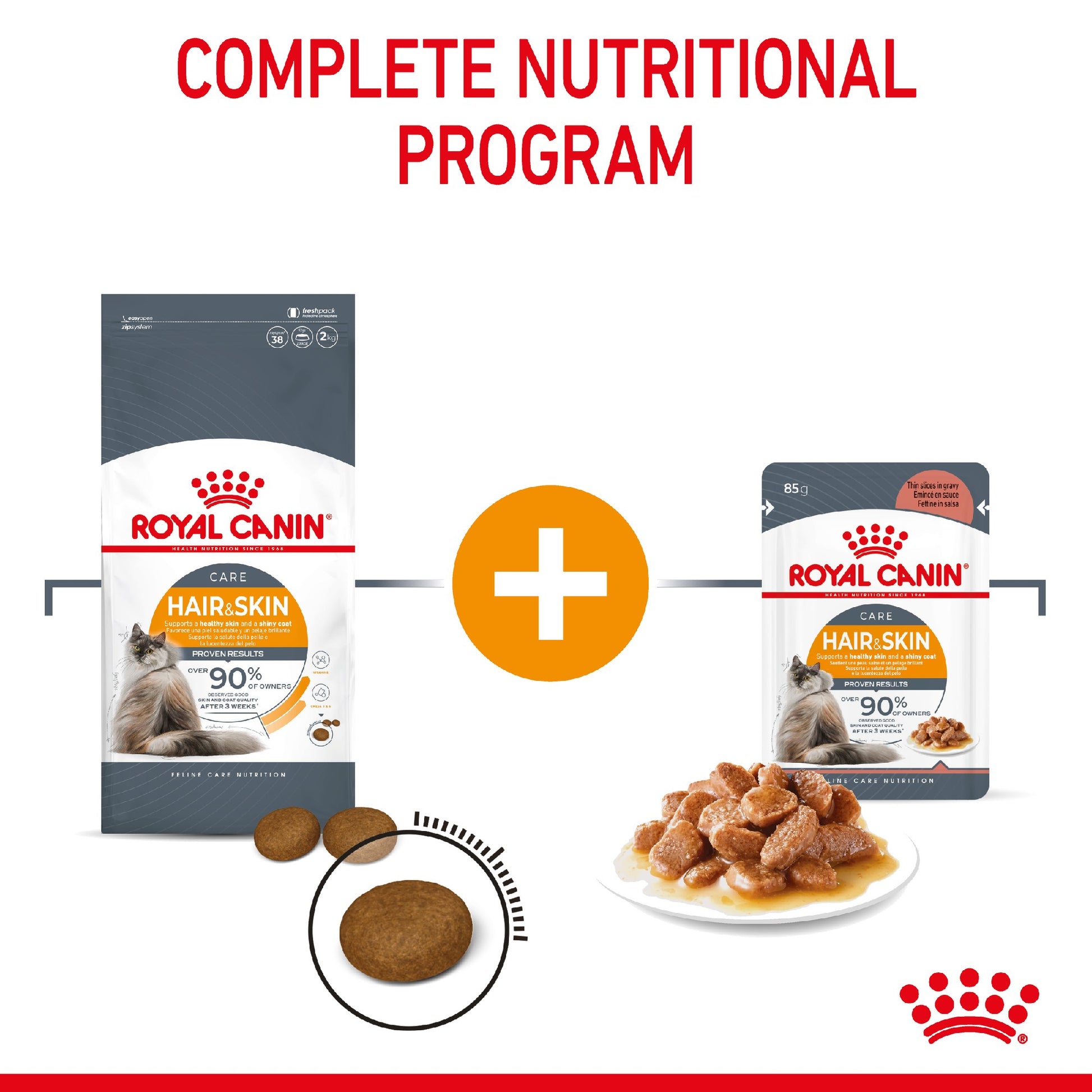 Royal Canin Cat Hair & Skin 85g Pouch