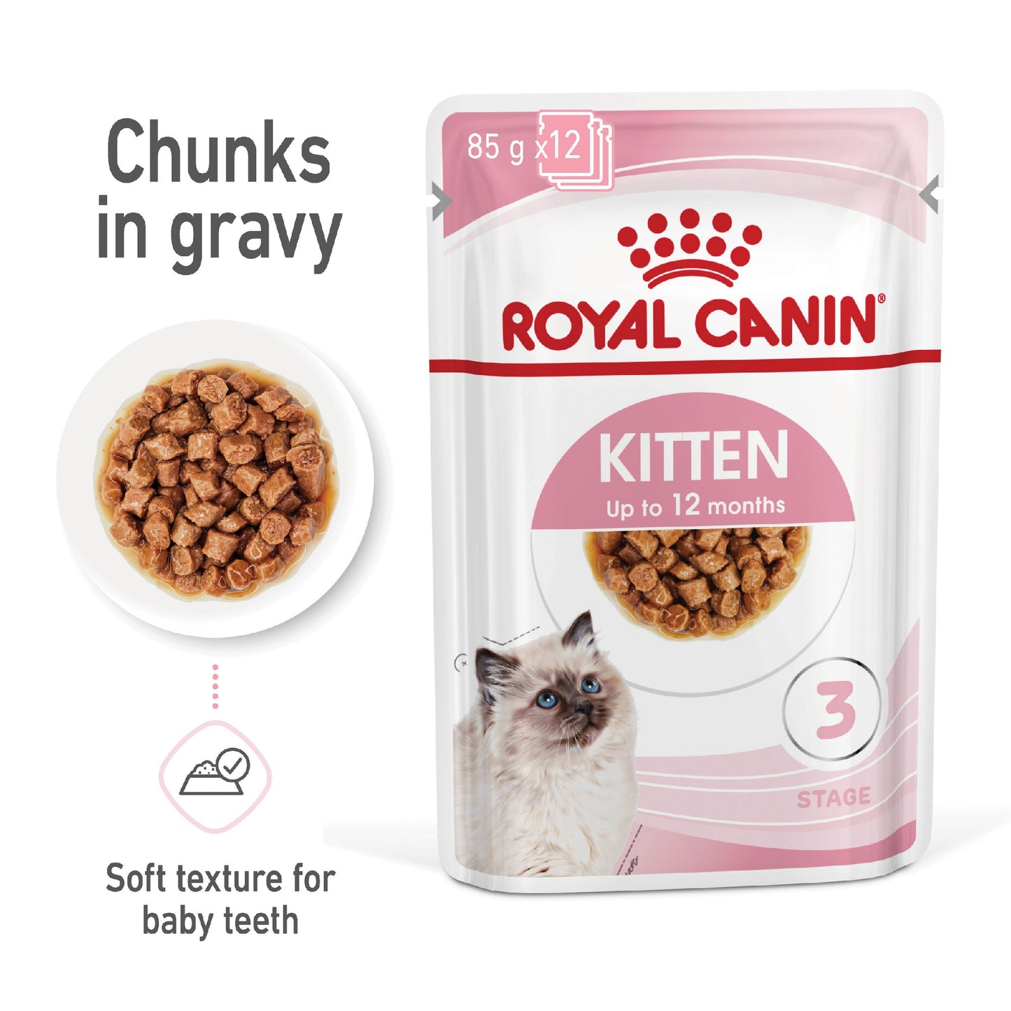 Royal Canin Cat Kitten Gravy 85g Pouch