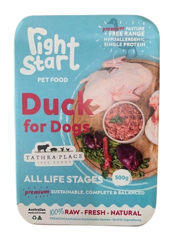 The Right Start Petfood Duck For Dogs 500G