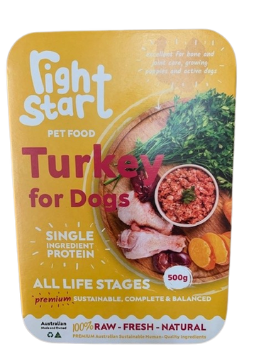 The Right Start Petfood Turkey For Dogs 500G