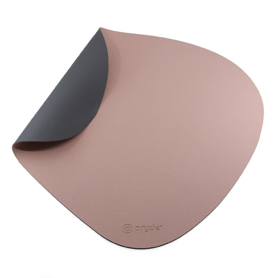 Pryde Pets Reversible Cat Dining Mat Blush / Charcoal