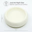 Pryde Pets Ceramic Dining Bowl - Standard Eggshell