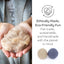 Pryde Pets Claw-some Felt Wool Balls (Set of 5) Charcoal / Oatmeal