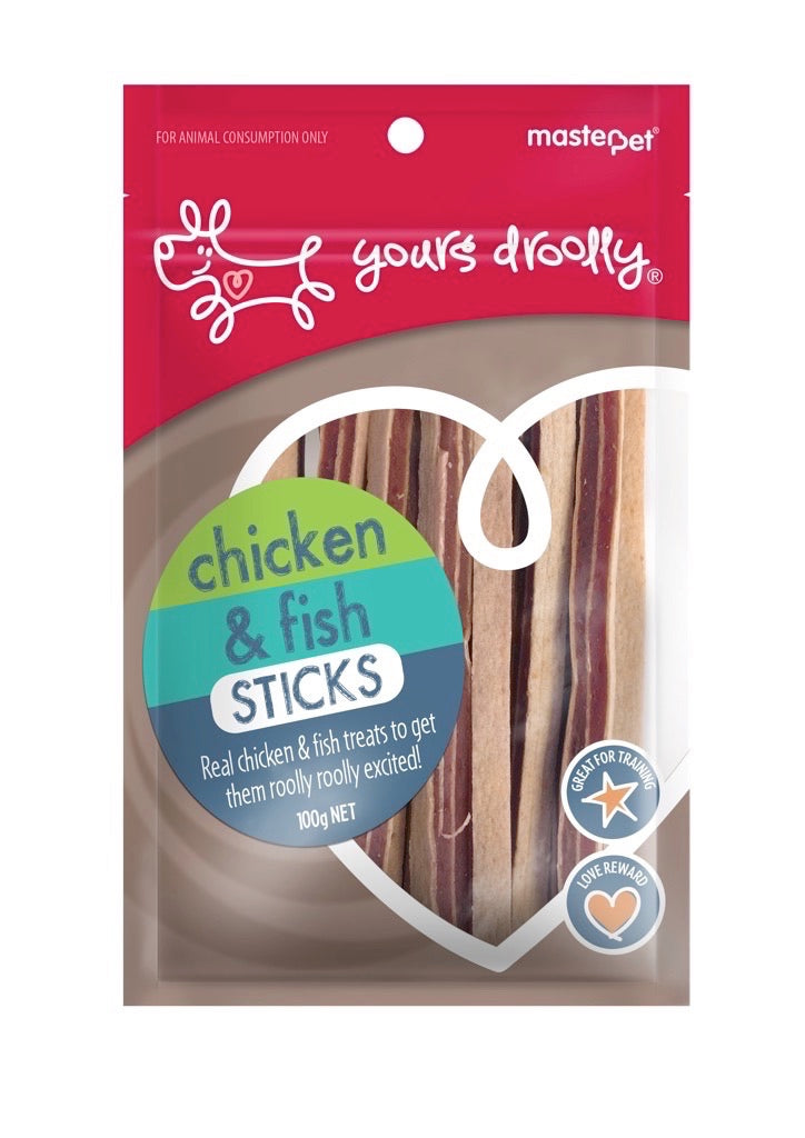 Yours Drooly Chicken/Fish Stick 100G