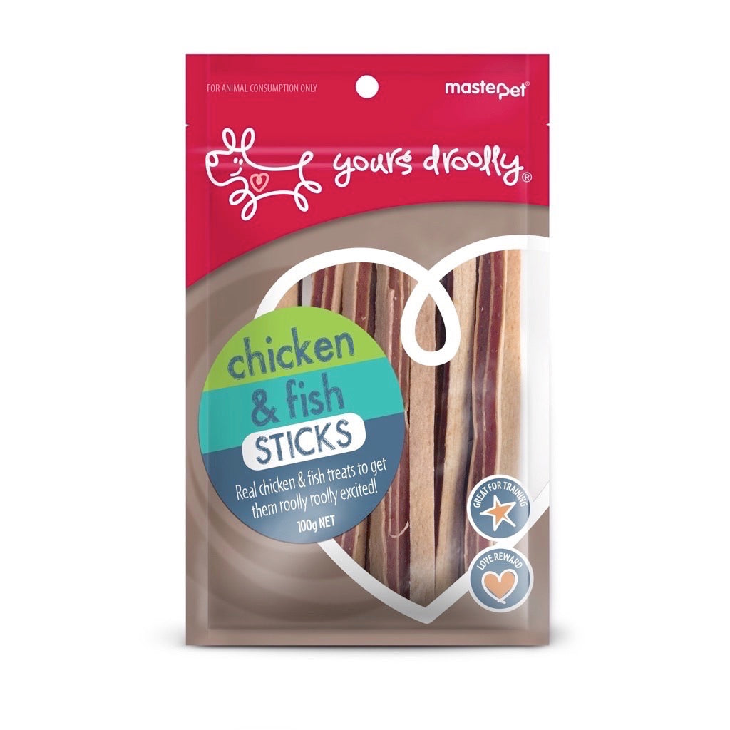 Yours Drooly Chicken/Fish Stick 100G