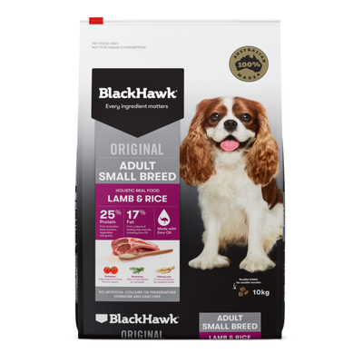 Black Hawk Dog Small Breed Lamb & Rice 10kg 