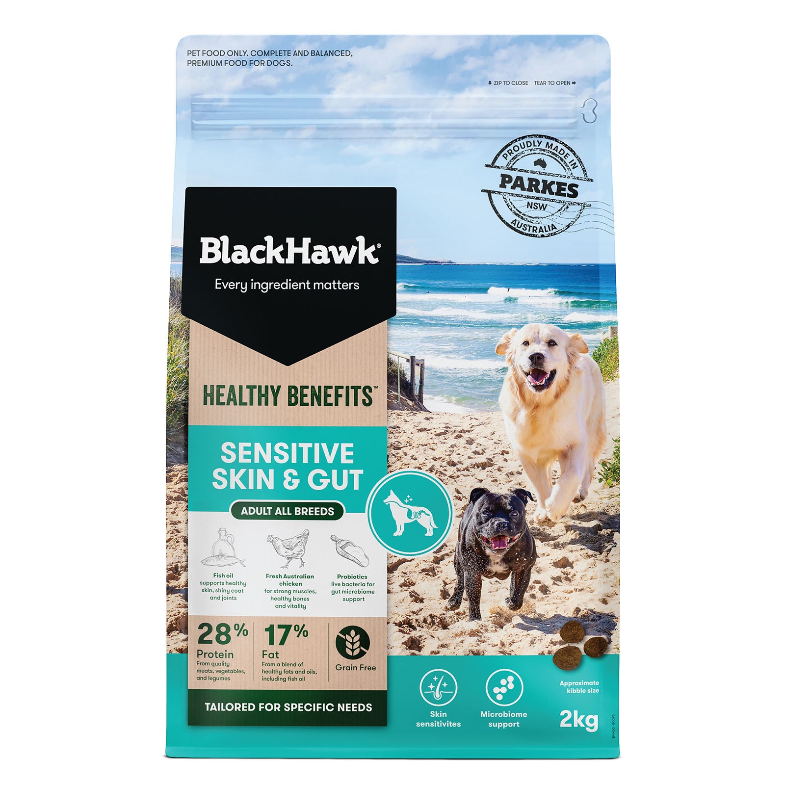 Black Hawk Healthy Benefits Sensitive Skin & Gut 2kg