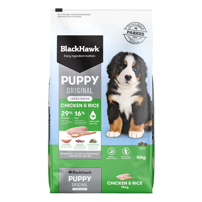 Black Hawk Puppy Large Breed Chicken & Rice 10Kg