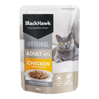 Black Hawk Cat Adult Chicken 85G Pouch