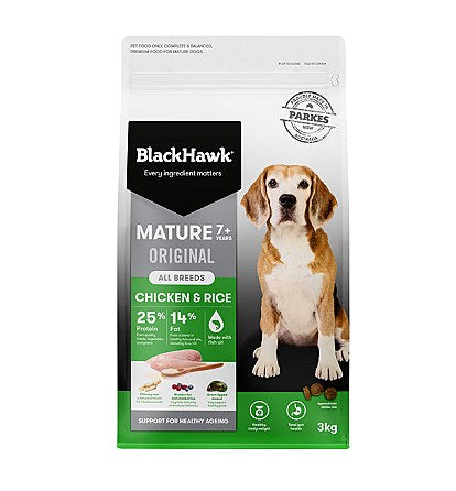 Black Hawk Dog Mature Chicken 3KG