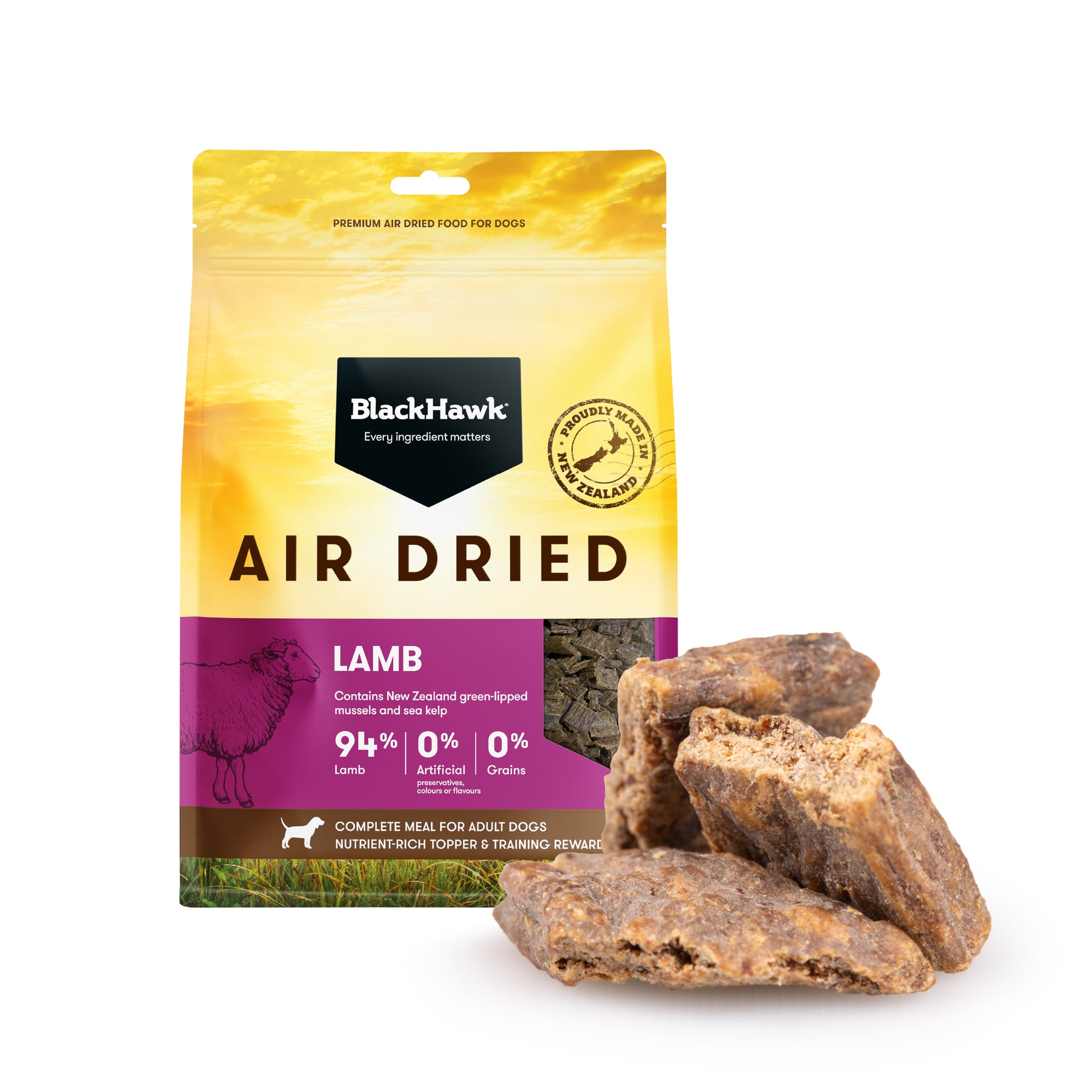 Black Hawk Air Dried Lamb 450G