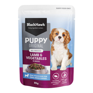 Black Hawk Original Puppy Lamb & Vegetables 85g