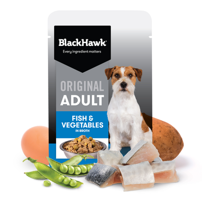 Black Hawk Original Adult Fish & Vegetables 85g