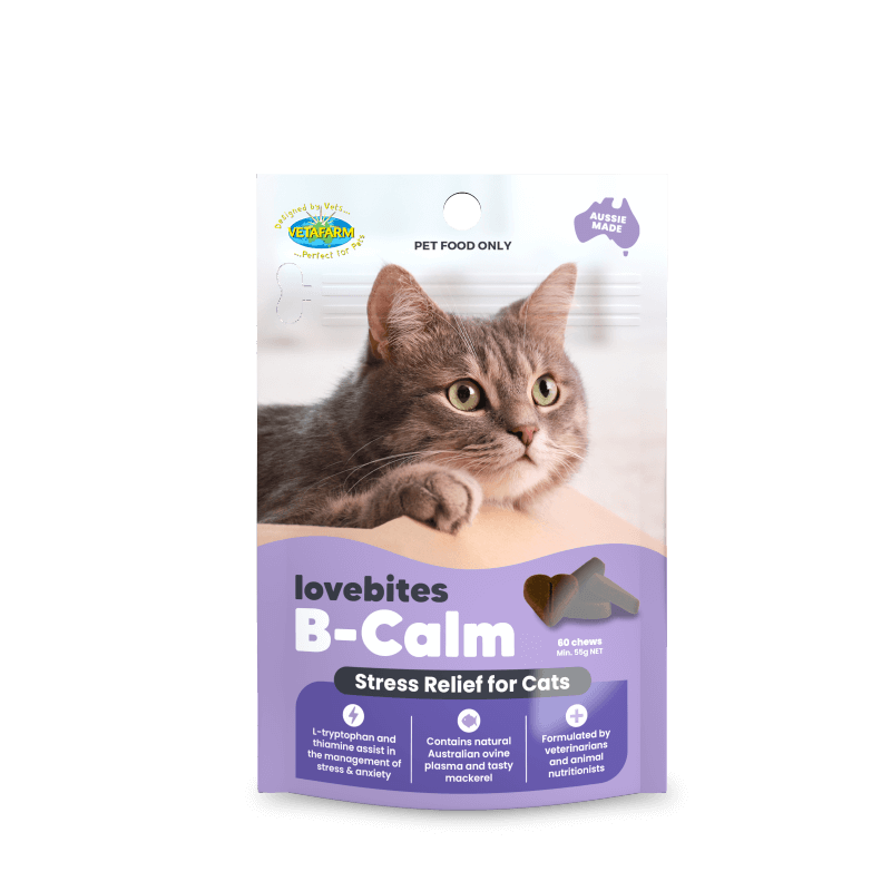 Vetafarm Love Bites B Calm Cat Chews 60 pack