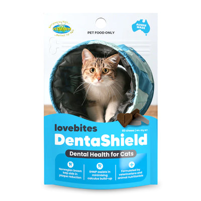 Vetafarm Lovebites Dentashield for cats 60pack