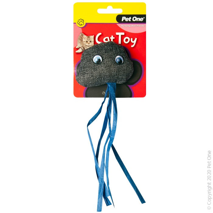 Pet One Cat Toy Jellyfish Grey 15.5 cm