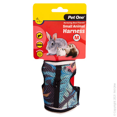 Pet One Small Animal Harness Medium Vest And 85cm Leash