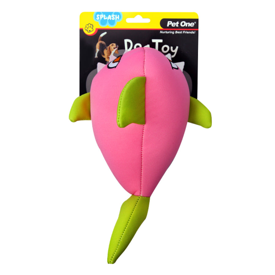 Pet One Dog Toy Splash Squeaky Shark 23cmL PK