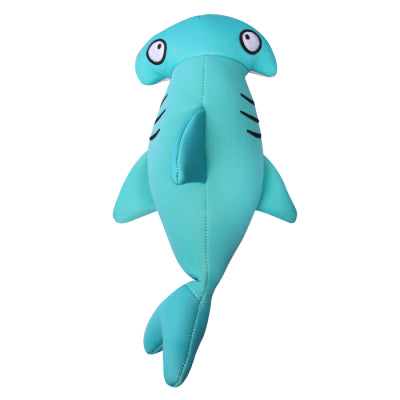 Pet One Dog Toy Splash Squeaky Hammerhead Shark 30.5cmL
