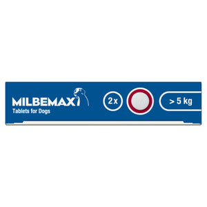 Milbemax Dog Allwormer 5Kg-25Kg 2Tabs