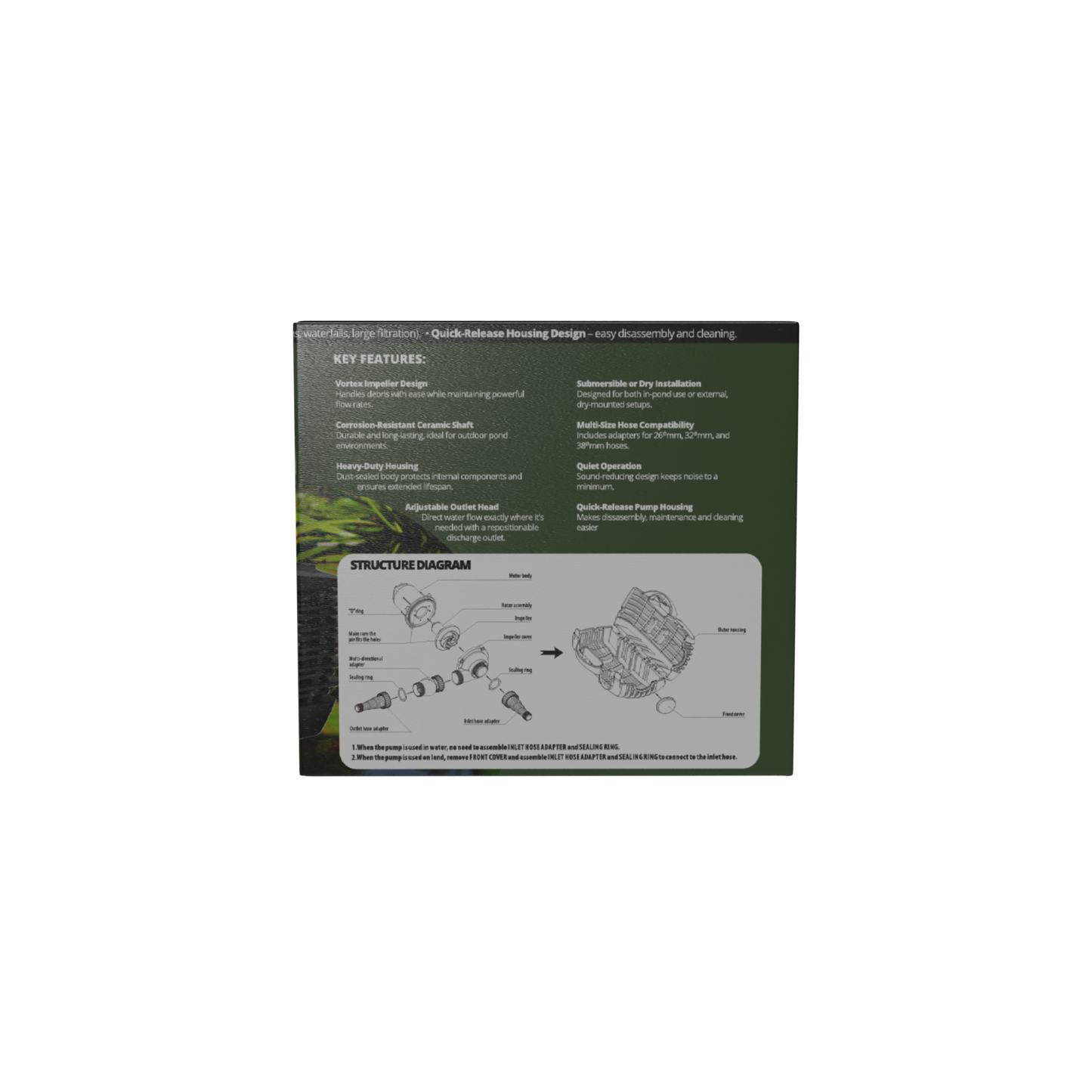 Bioscape - Hi Lift Pond Pump 12000 lph to 5.0 mtrs