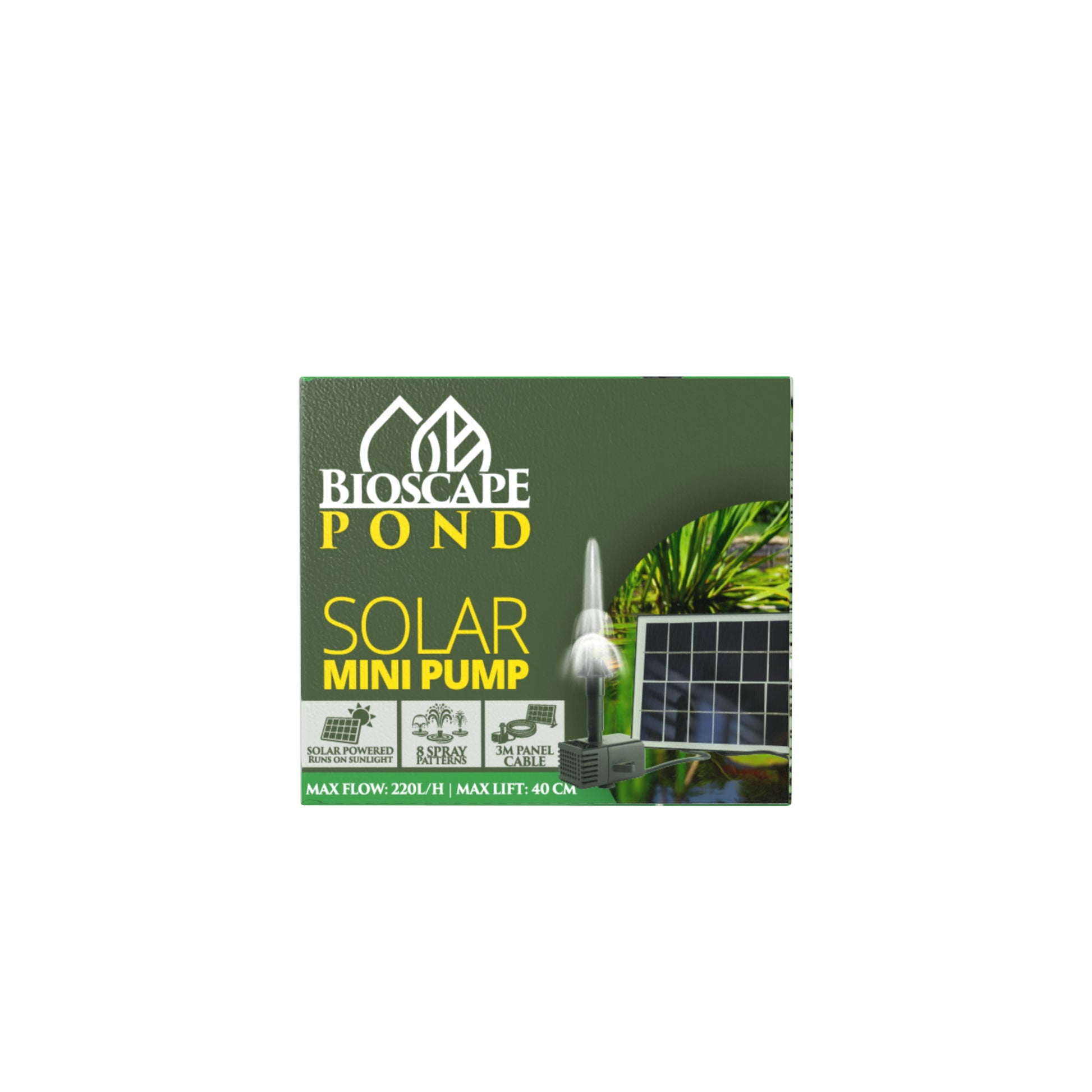 Bioscape Solar Pump with Remote Panel