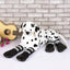 Zeez Waterproof Dog Boots Black 6.6×7.8 cm [Sz:Medium]