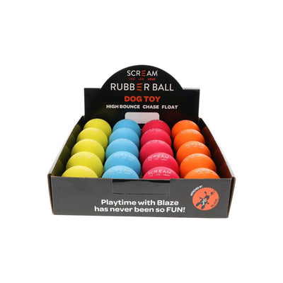 Scream Rubber Ball 5cm small