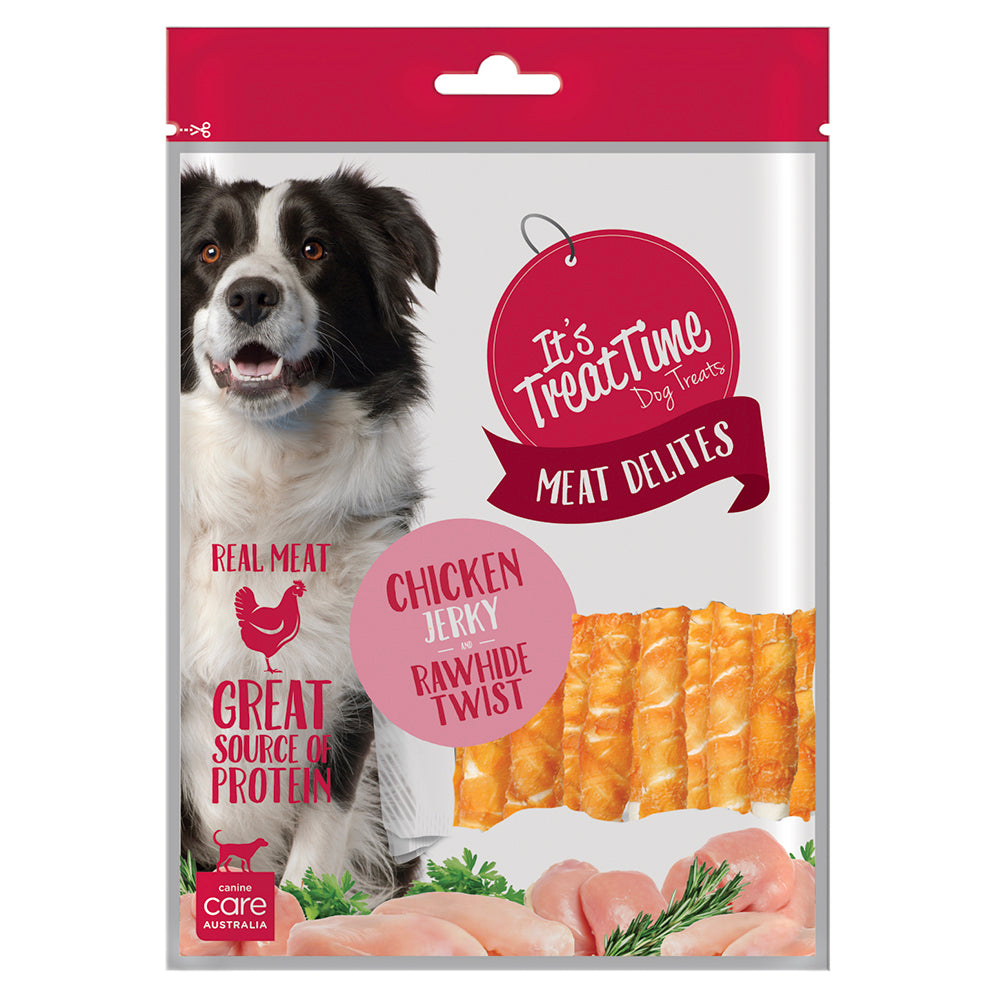 It’s Treat Time Dog Chicken Twist Sticks 100G