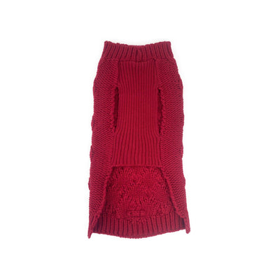 Huskimo Jumper Diamond Cable Scarlet [Sz:22cm]