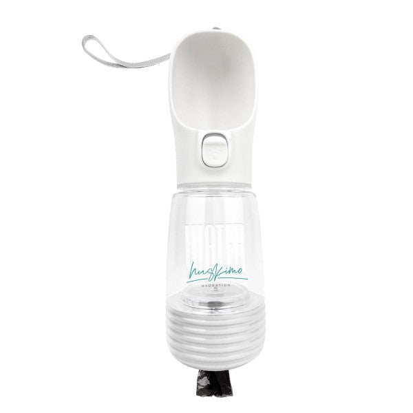 Huskimo Water Bottle with Poop Bag 380ml