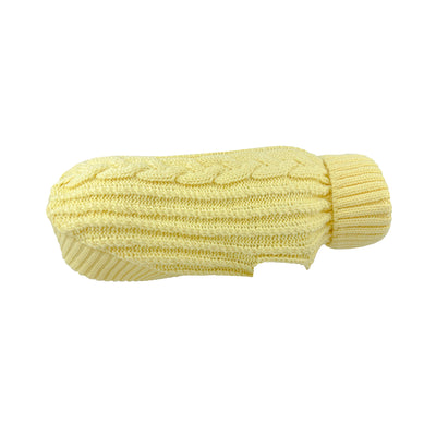 Huskimo Dog Jumper Cali Knit Buttercup [Sz:27cm]