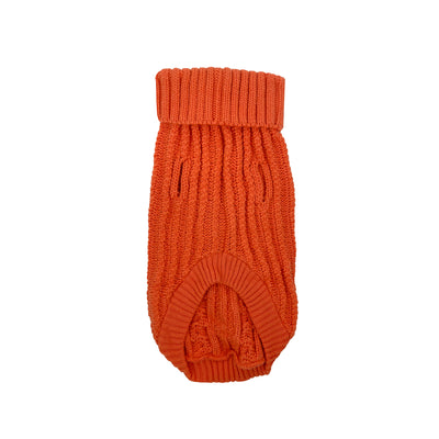 Huskimo Dog Jumper Cali Knit Tangerine [Sz:22cm]