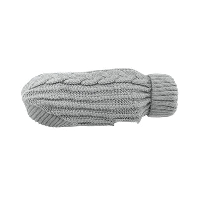 Huskimo Dog Jumper Cali Knit Fog Grey [Sz:22cm]
