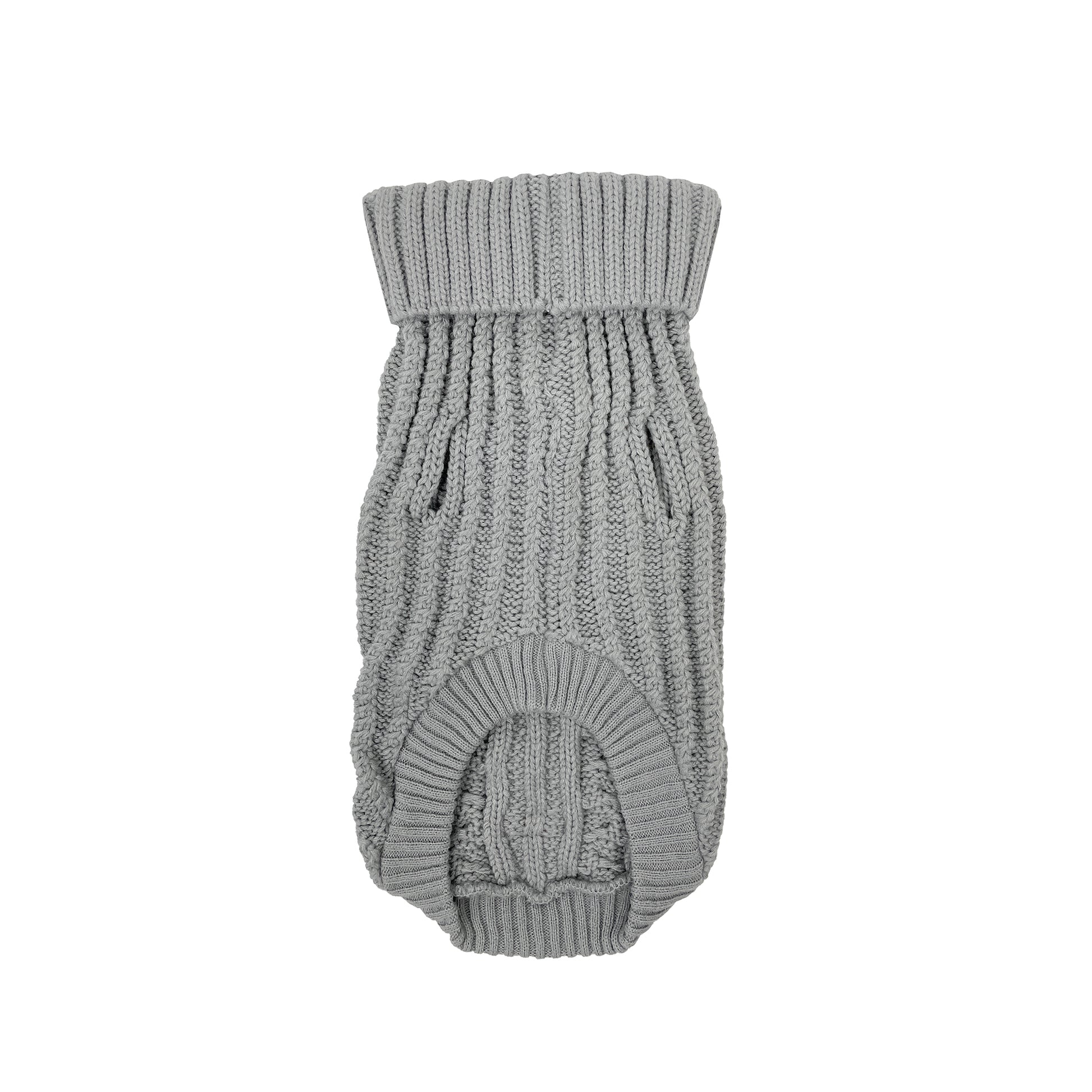 Huskimo Dog Jumper Cali Knit Fog Grey [Sz:22cm]