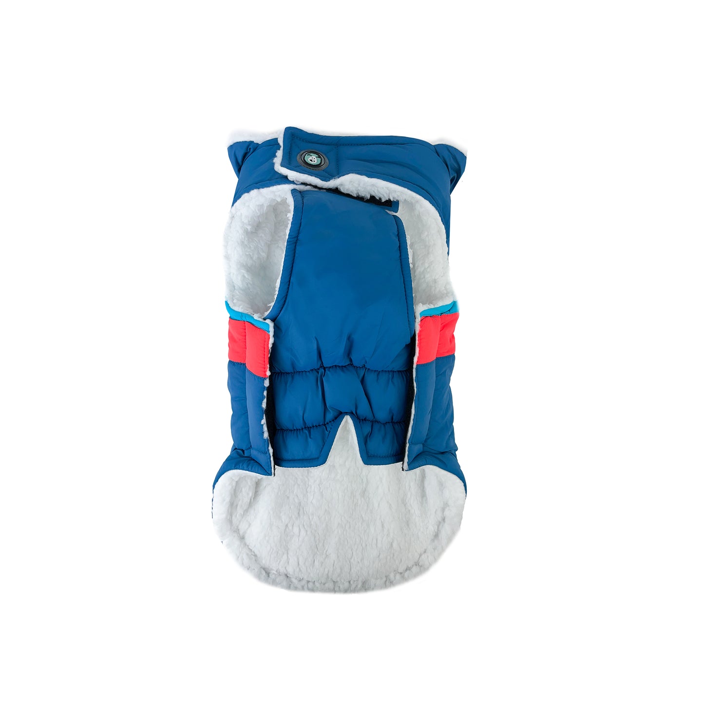 Huskimo Dog Coat Lightning Bolt Blue [Sz:27cm]